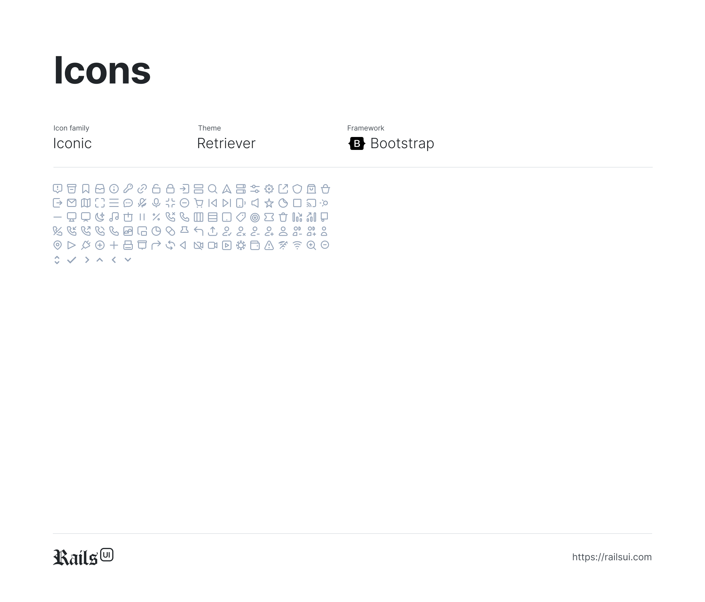 Rails UI Retriever theme icons example (Heroicons)