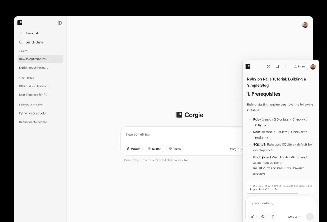 This is a preview image for the Artificial Intelligence Rails UI theme
